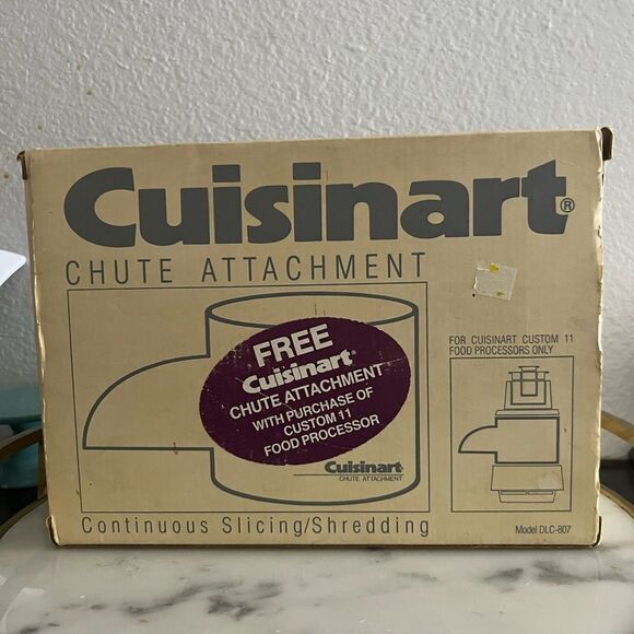 Cuisinart Little Pro Work Bowl W/ Chute Attachment Part DLC-807 Replacement - Picture 1 of 7